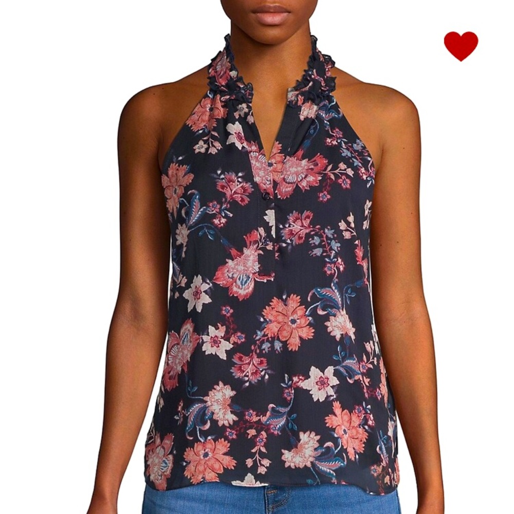 NWT✨ Supply Demand Floral Ruffle Sleeveless Blouse